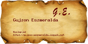 Gujzon Eszmeralda névjegykártya